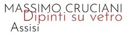 CRUCIANI MASSIMO GLASS PAINTINGS 